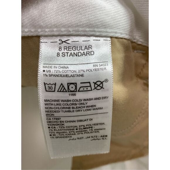 Old Navy Women's Frayed 5 Pocket Denim Capri Wide Leg Crop Jeans White Size 8 - Picture 4 of 8